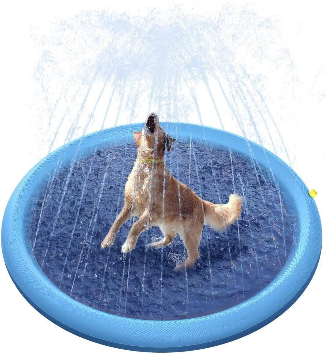 Piscina Inflável Com Irrigação De Água para Pets